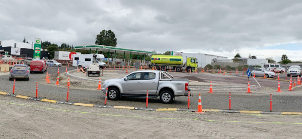 Waipapa roundabout intersection