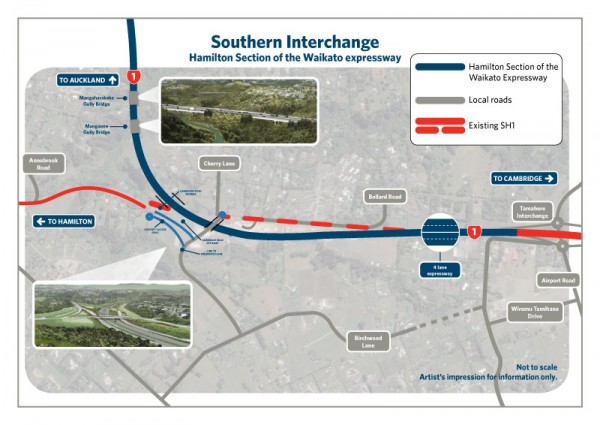 Southern Interchange map 